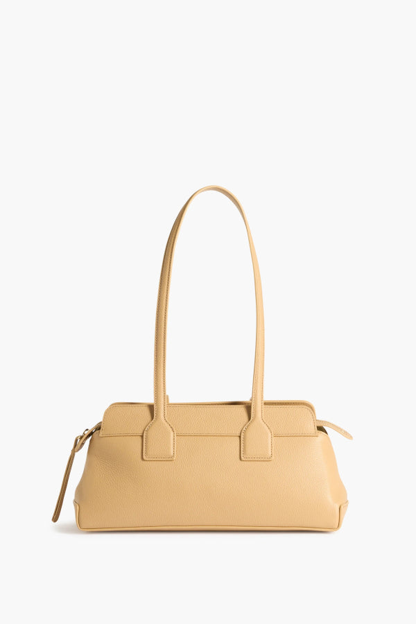 Flattered Greta Grained Leather Shoulder Bag