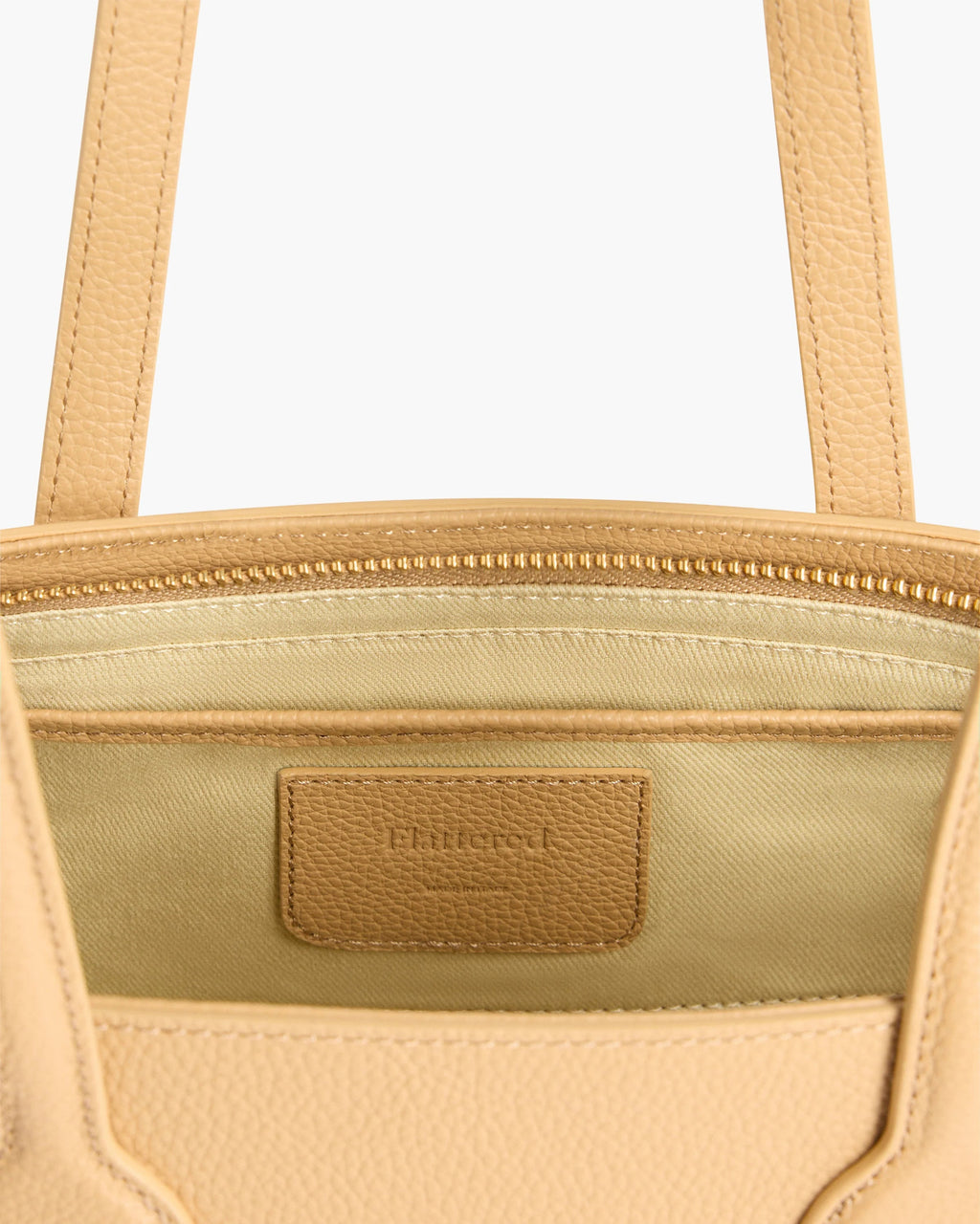 Flattered Greta Grained Leather Shoulder Bag