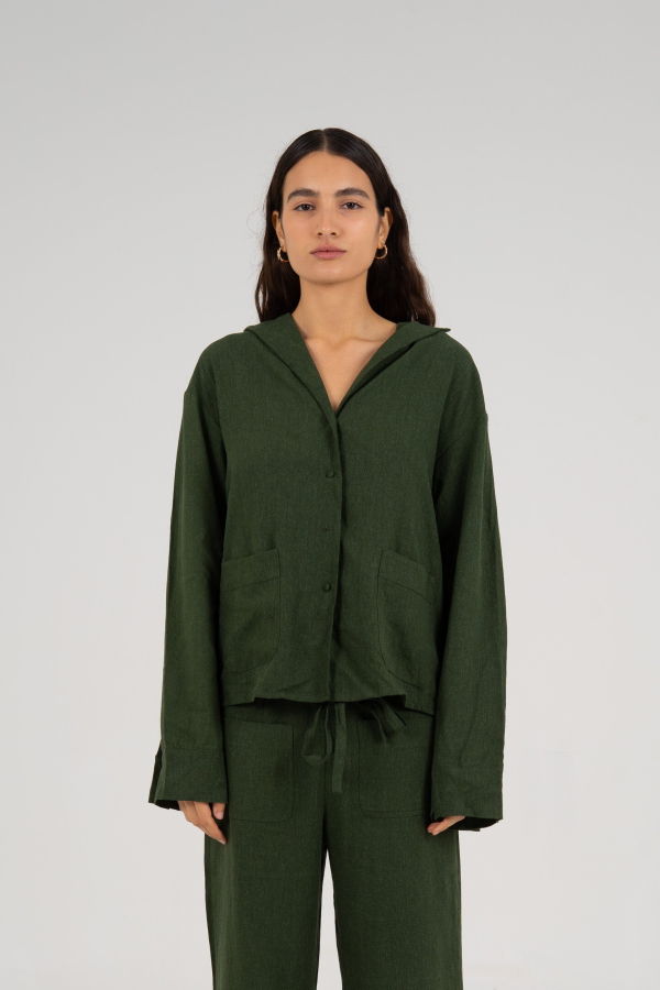 Carmensays Grinch Linen Shirt