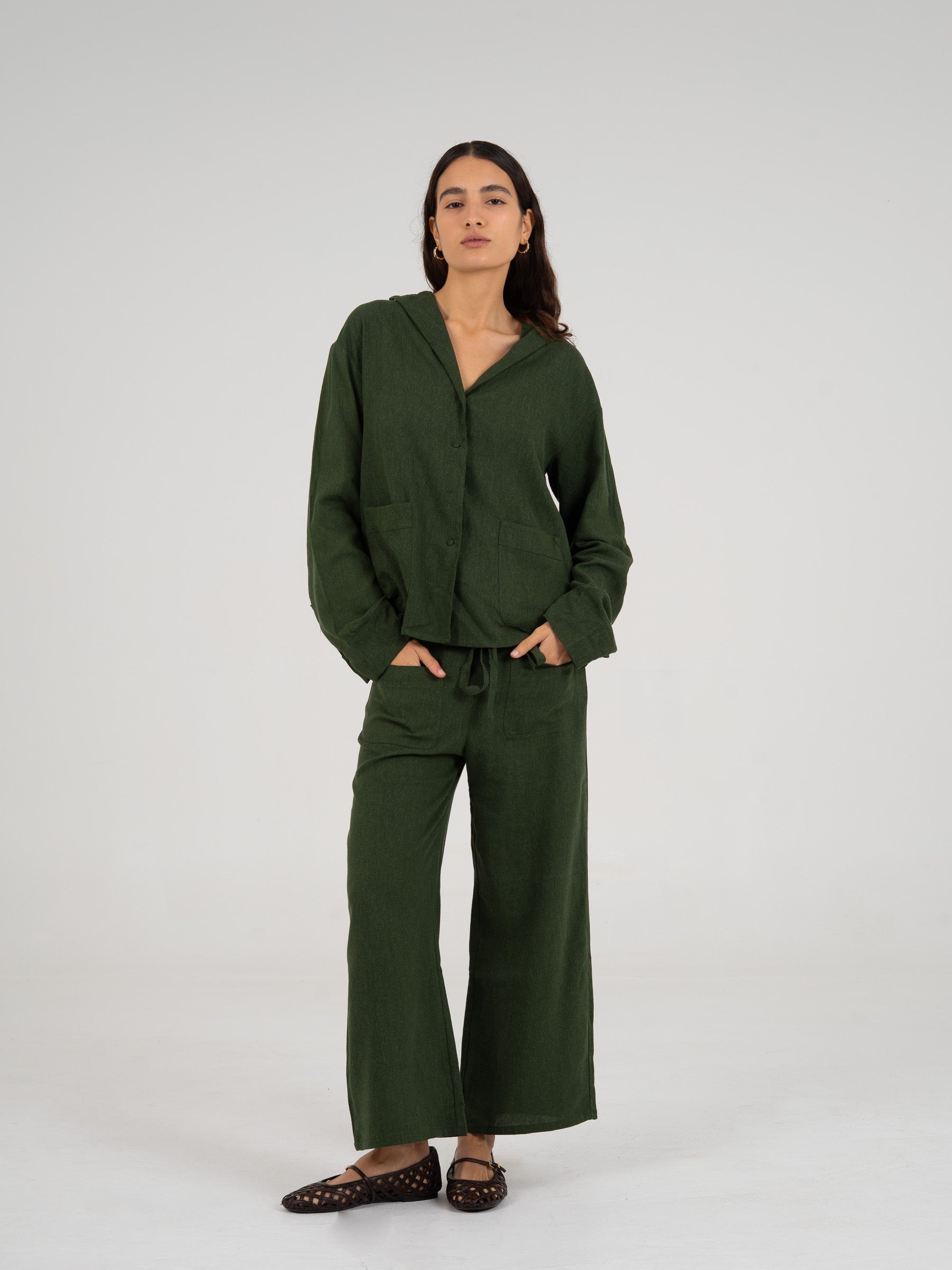 Carmensays Grinch Linen Shirt