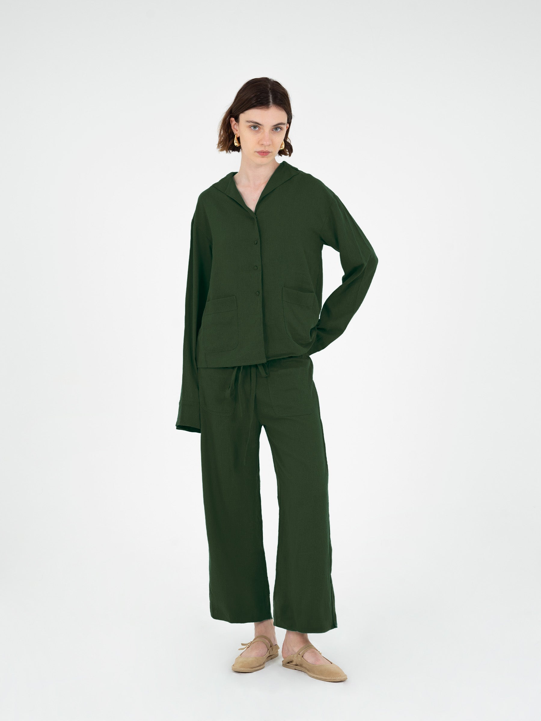 Carmensays Grinch Linen Shirt
