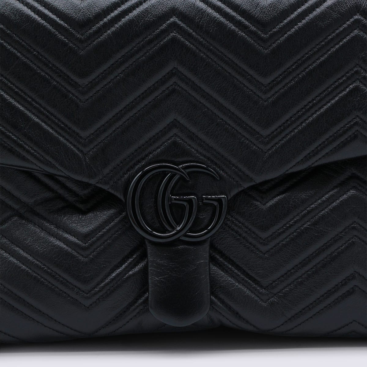 Gucci GG Marmont Maxi Shoulder Bag - Black