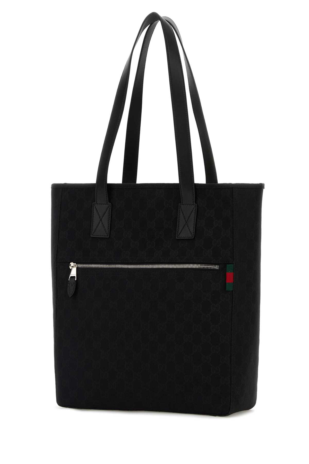 Gucci GG Fabric Shopping Bag Tote - Black