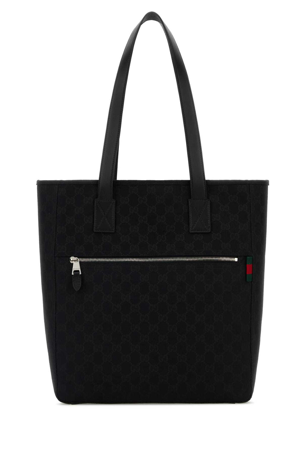 Gucci GG Fabric Shopping Bag Tote - Black