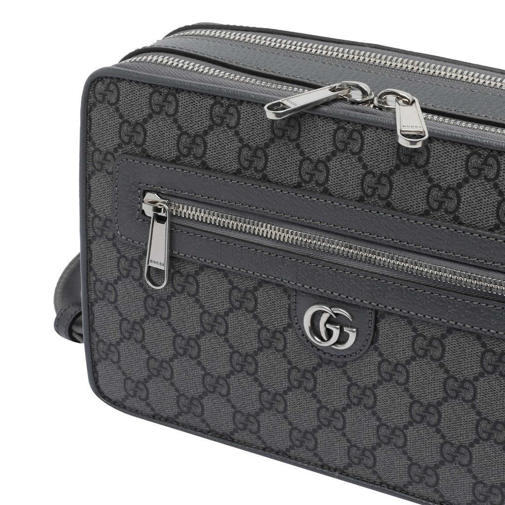 Gucci GG Logo Crossbody Bag - Blackgrey