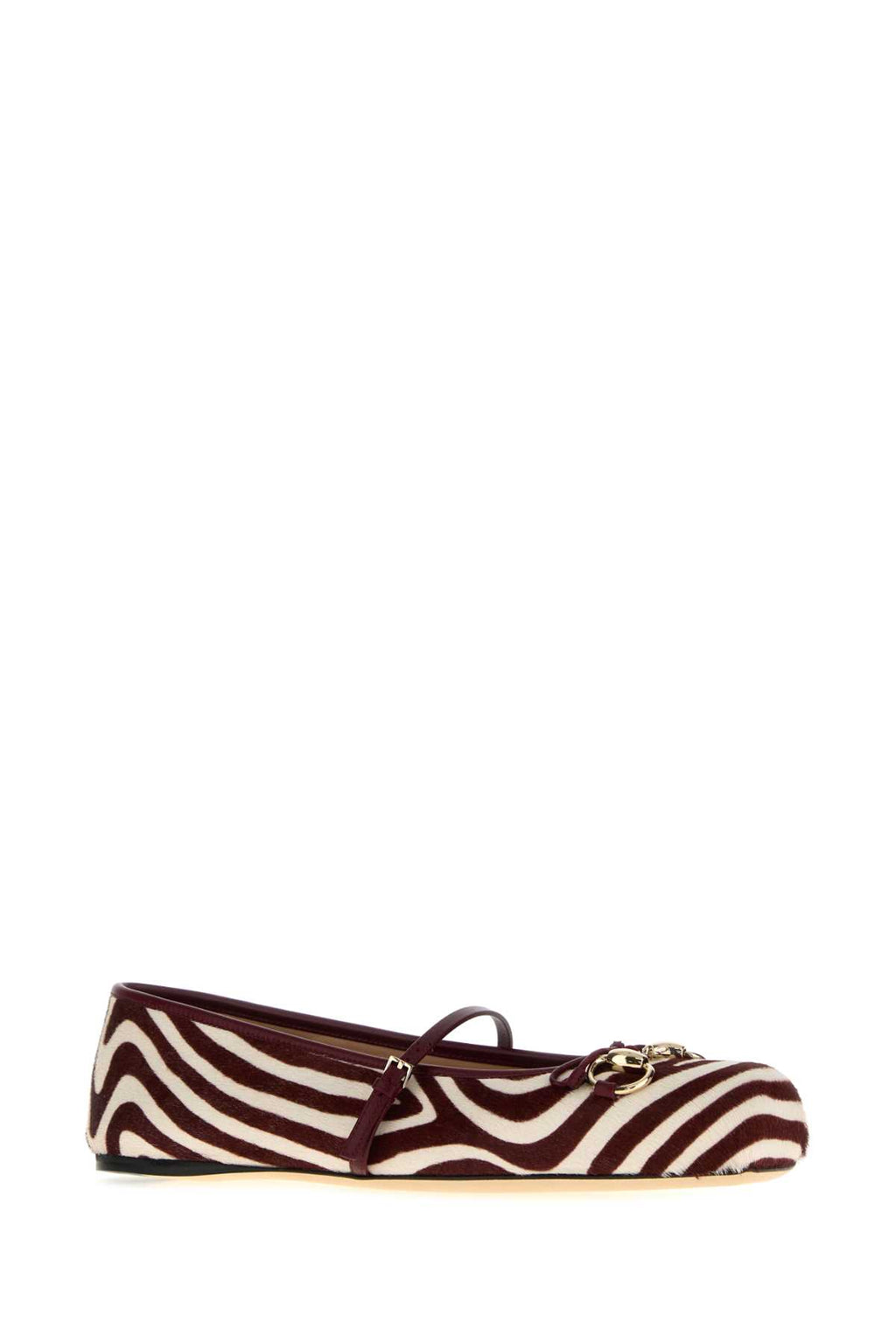 Gucci Printed Calf Hair Ballerinas - Multi
