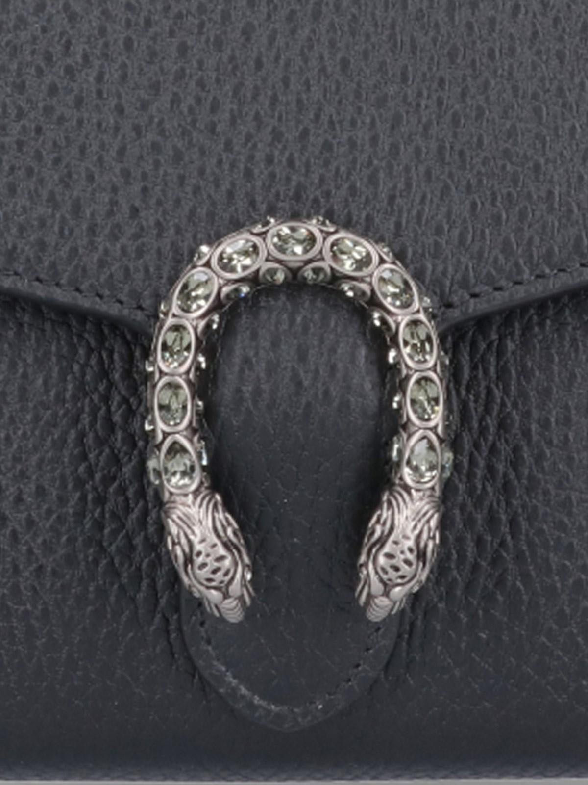 Gucci Dionysus Mini Wallet Bag - Black