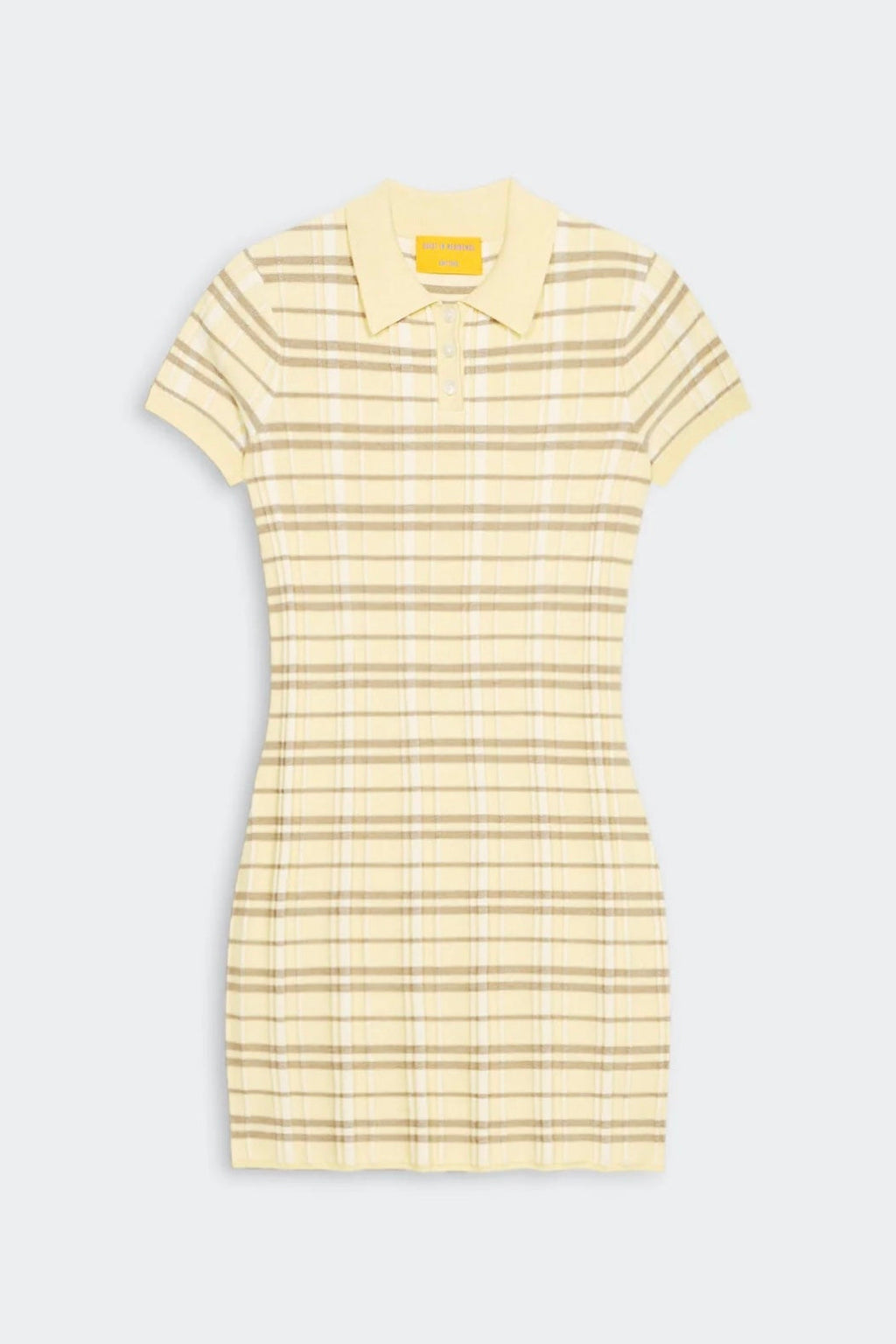 Guest in Residence Plaid Polo Dress