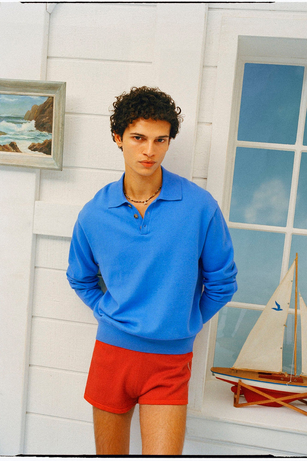 Guest in Residence Allday Polo in Cotton Cashmere