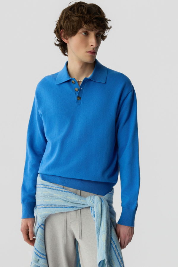Guest in Residence Allday Polo in Cotton Cashmere