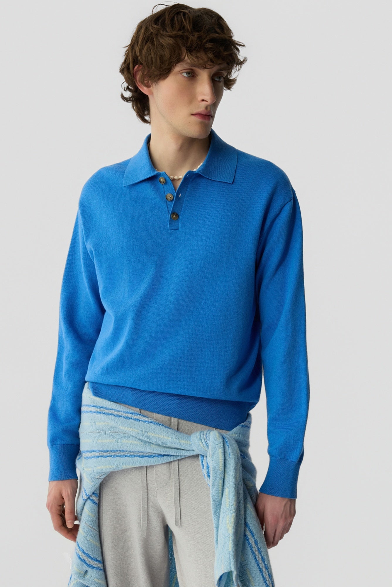 Guest in Residence Allday Polo in Cotton Cashmere