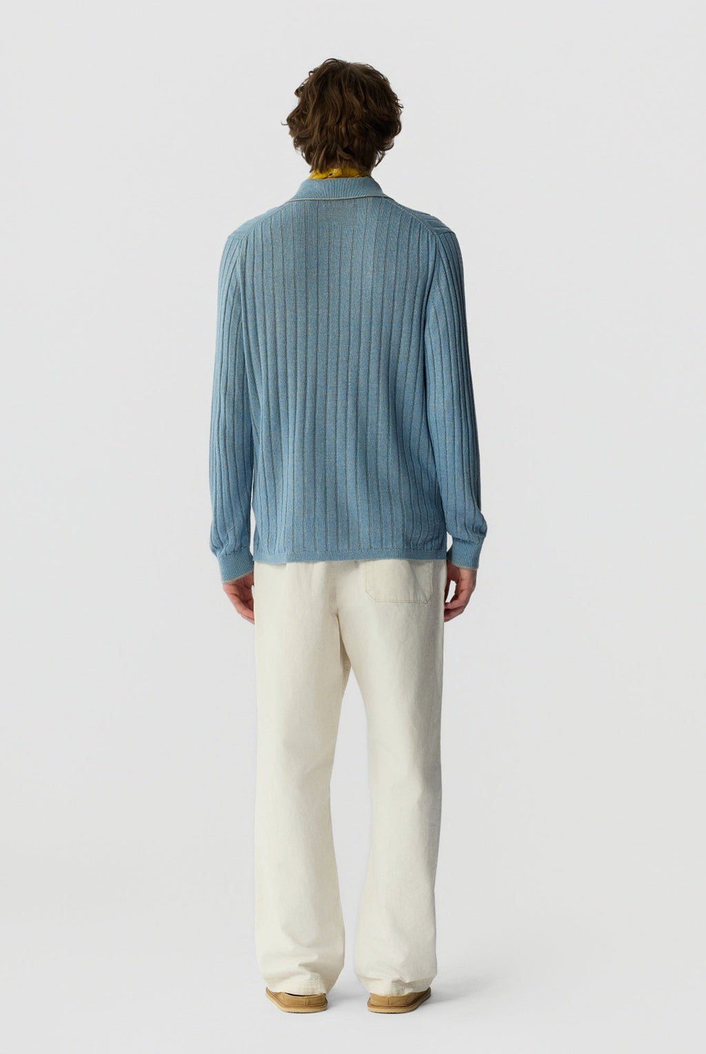 Guest in Residence Button Up Linen Blend Shirt