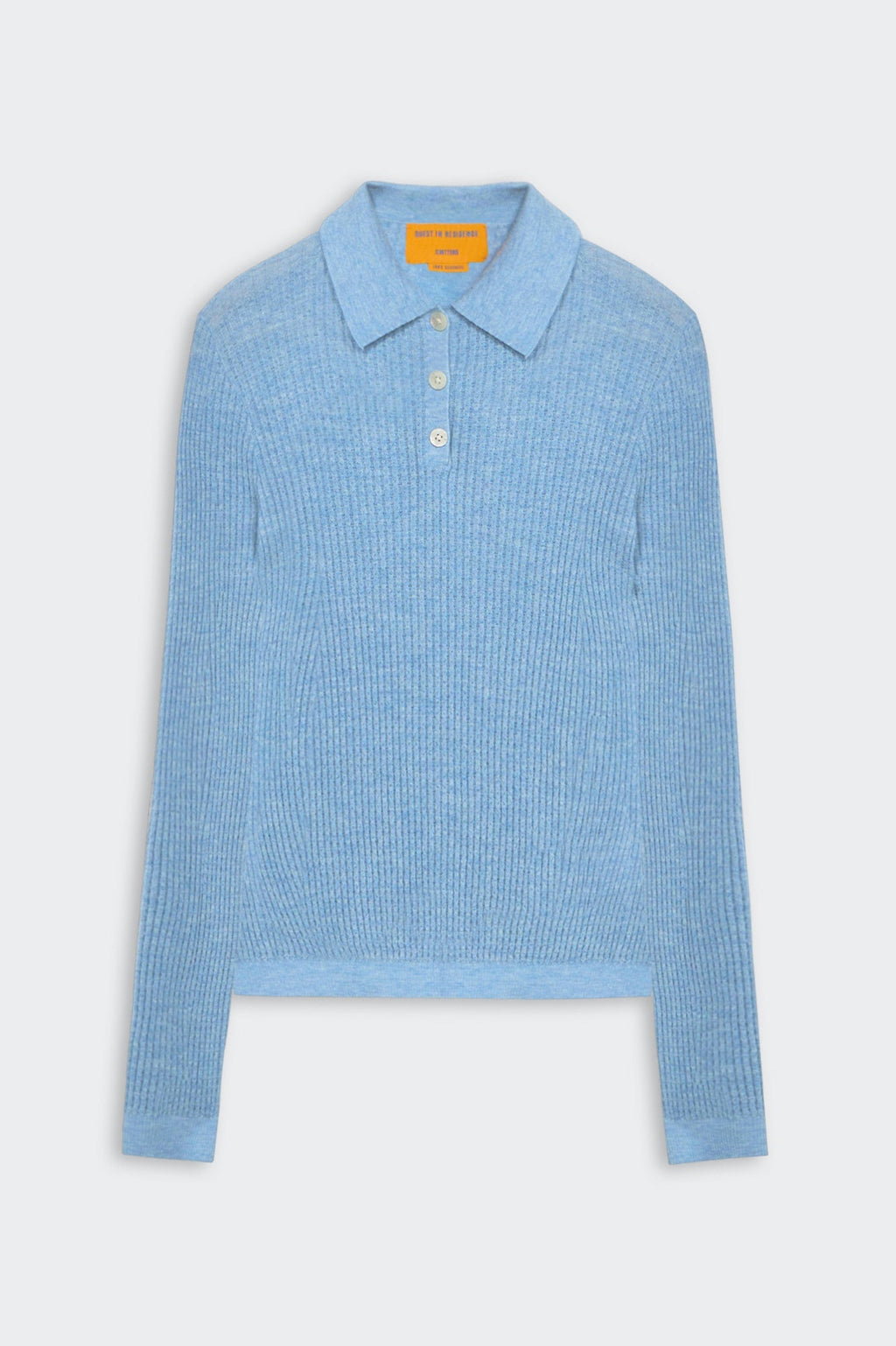 Guest in Residence Long Sleeve Shrunken Polo