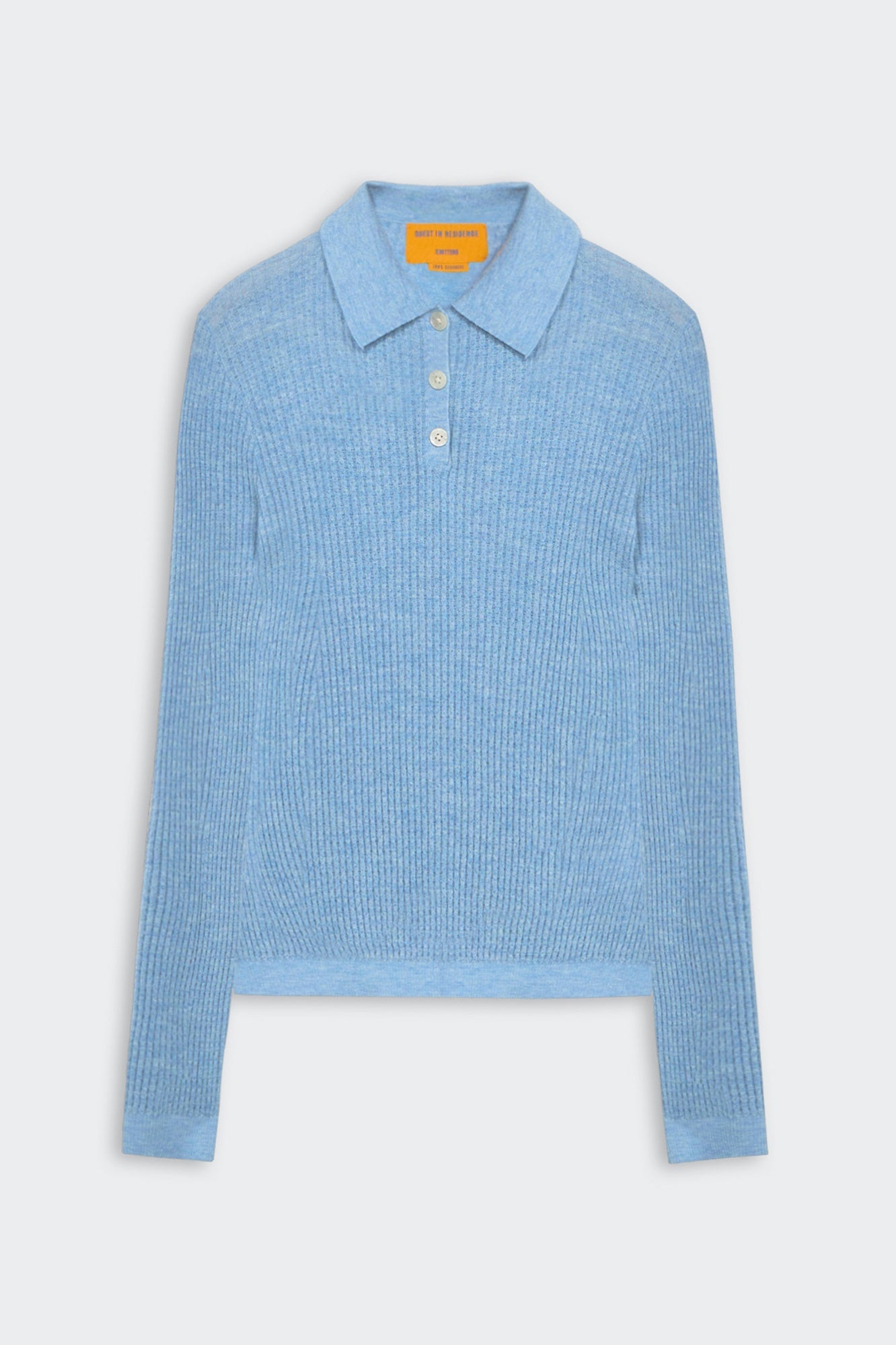 Guest in Residence Long Sleeve Shrunken Polo