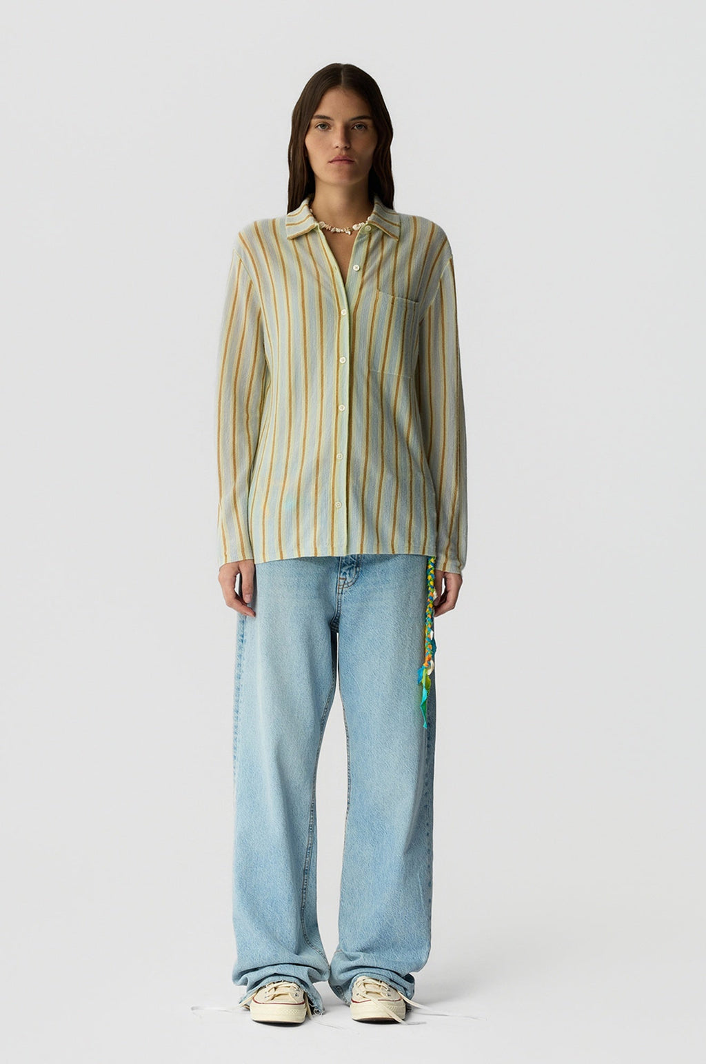 Guest in Residence Showtime Shirt - Limewash Combo