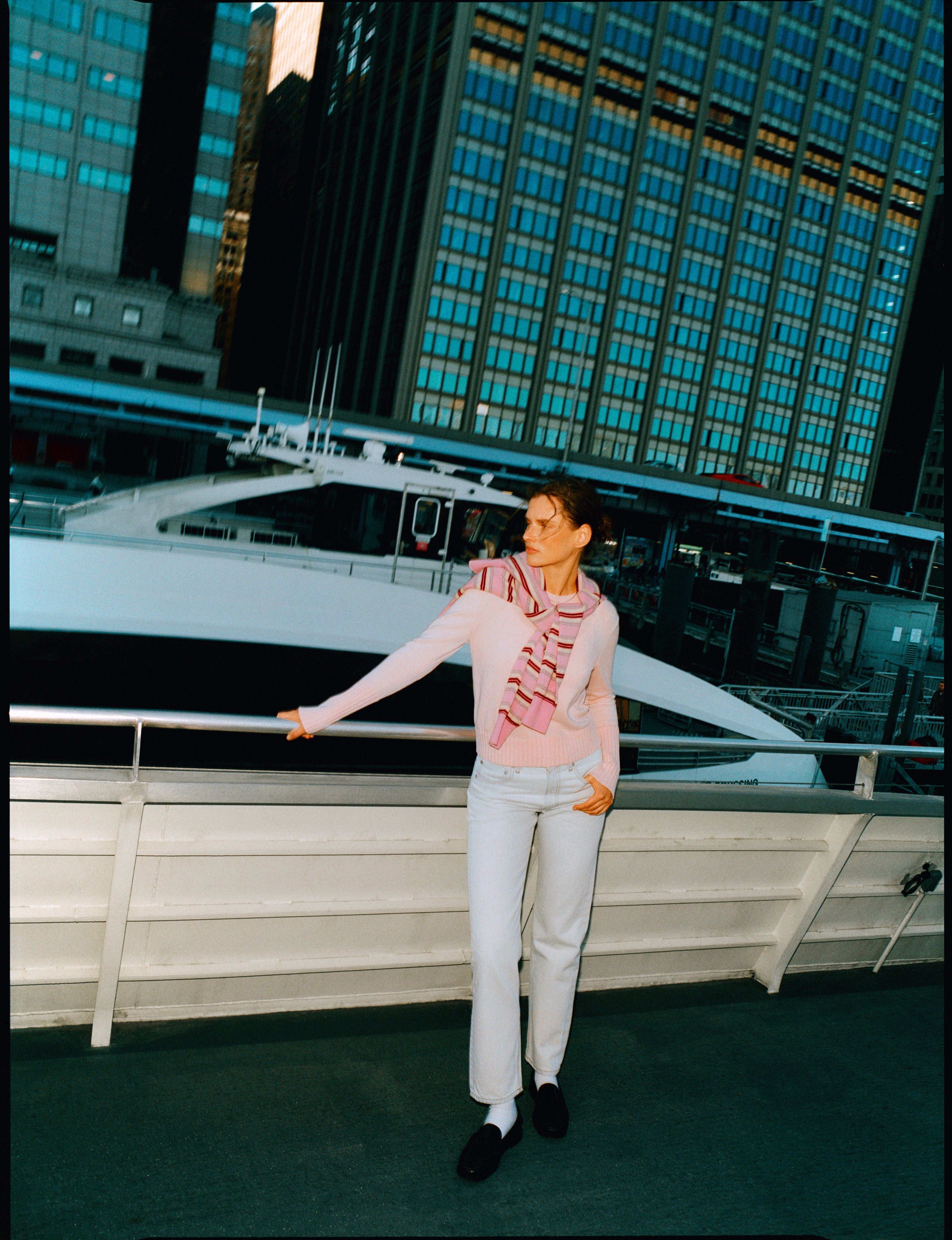 Guest in Residence Sunwash Shrunken Crew Sweater
