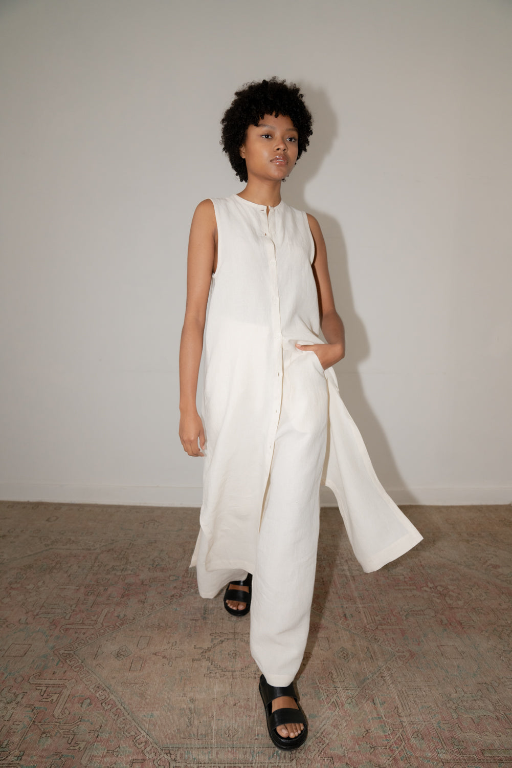 Zii Ropa Hal Dress - Ivory