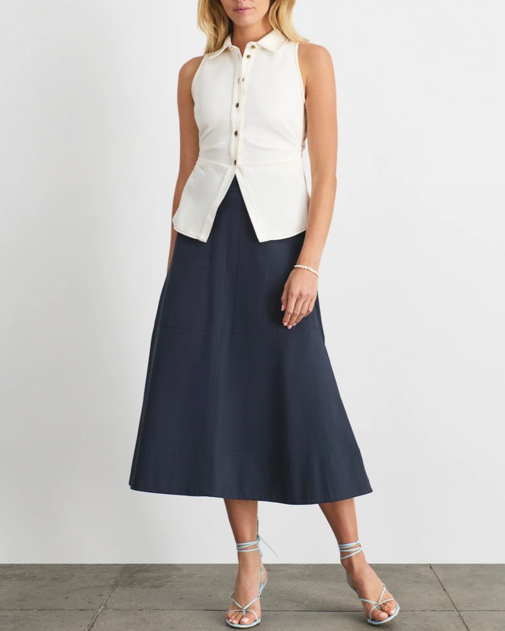 Tanya Taylor Hanelle Top - Chalk