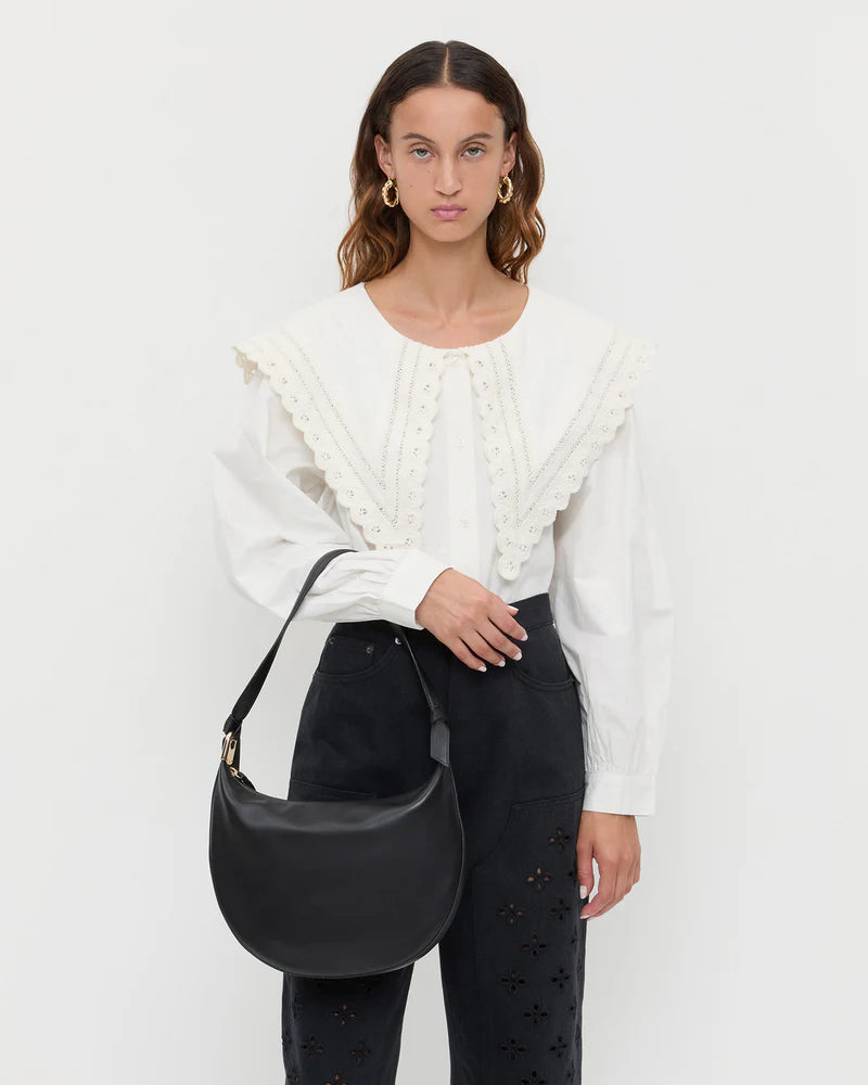 Loeffler Randall Harlow Sling Shoulder Bag - Black/Gold