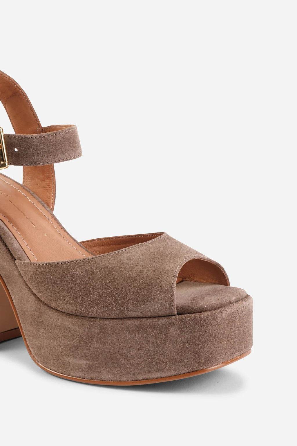INTENTIONALLY BLANK Harmony Platform Heel - Smoke