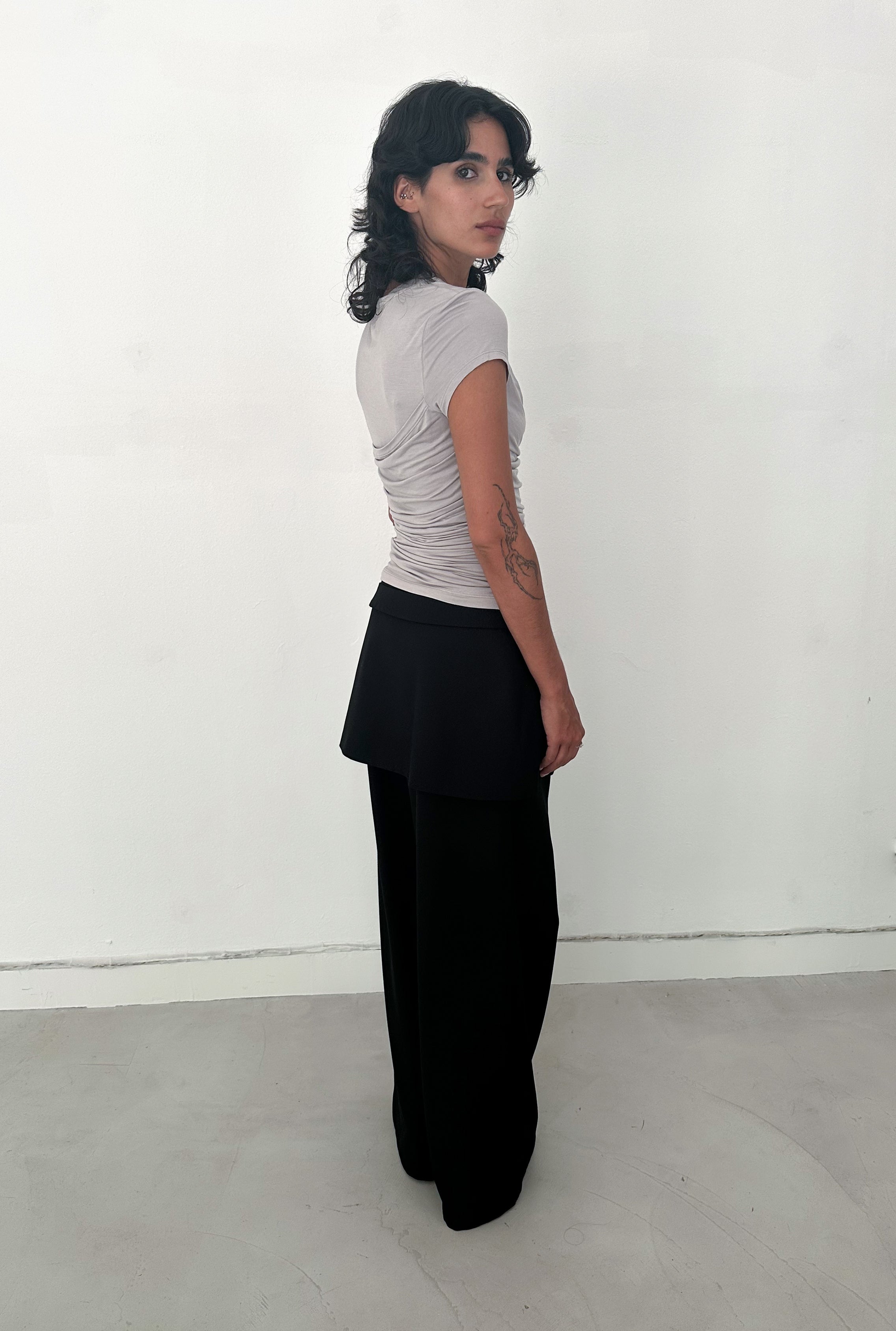 SAEMDI Helia Top - Light Grey