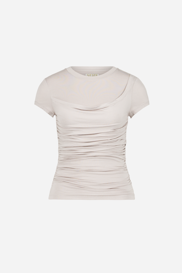 SAEMDI Helia Top - Light Grey