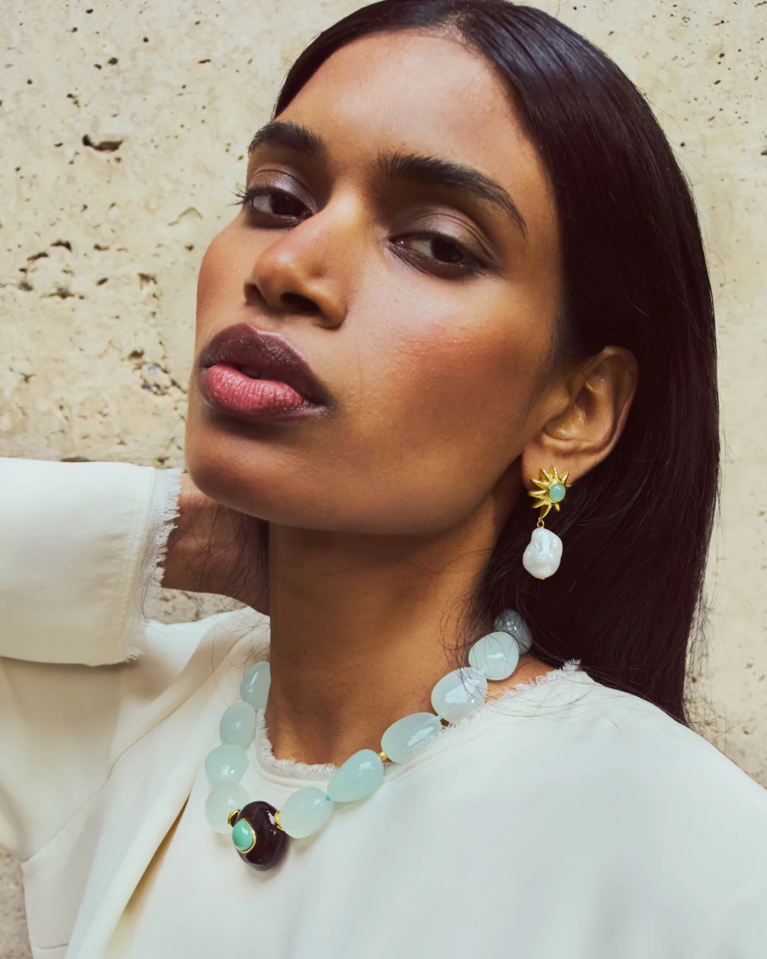 Lizzie Fortunato Helios Drop Earrings