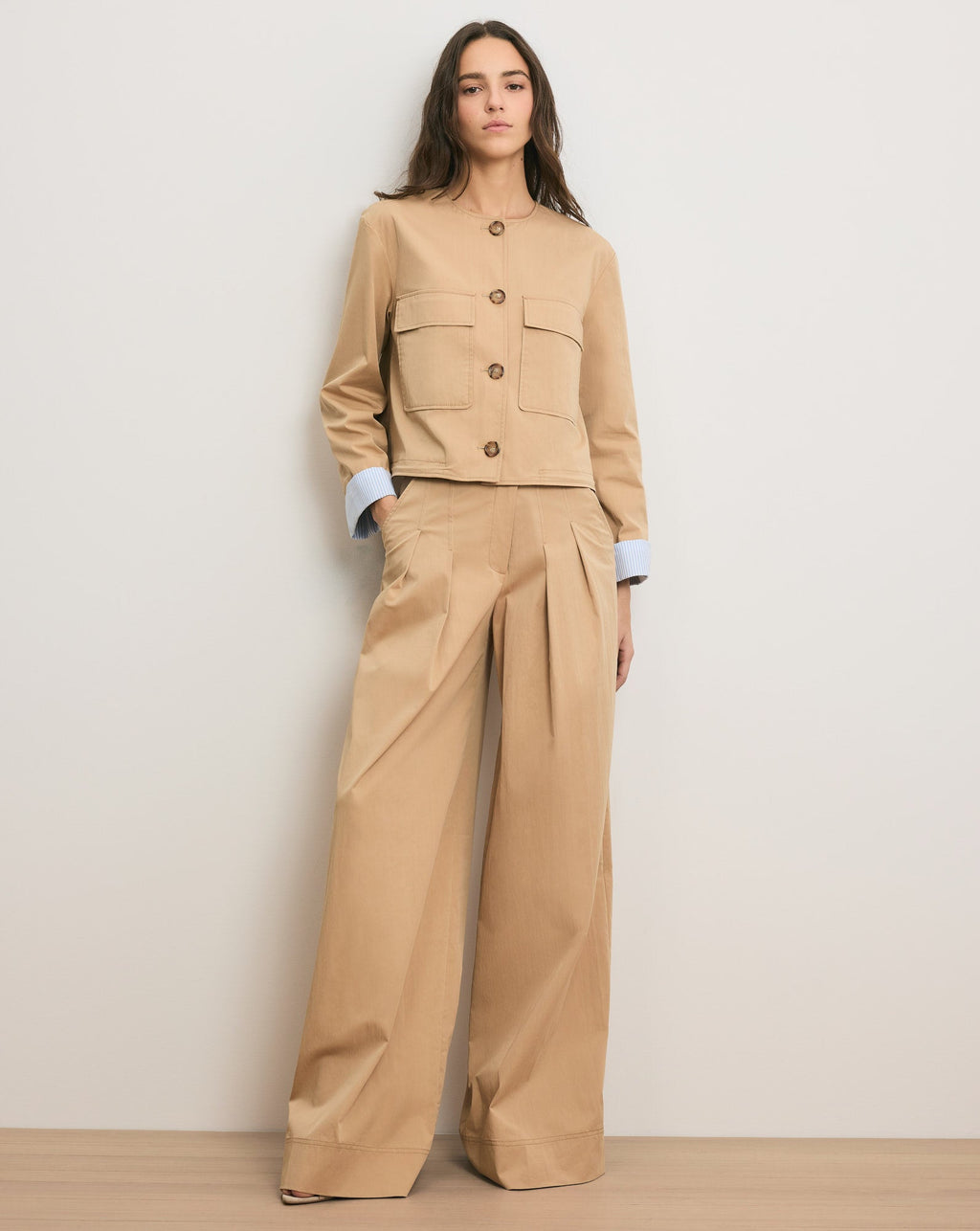Veronica Beard Heron Pant - Khaki
