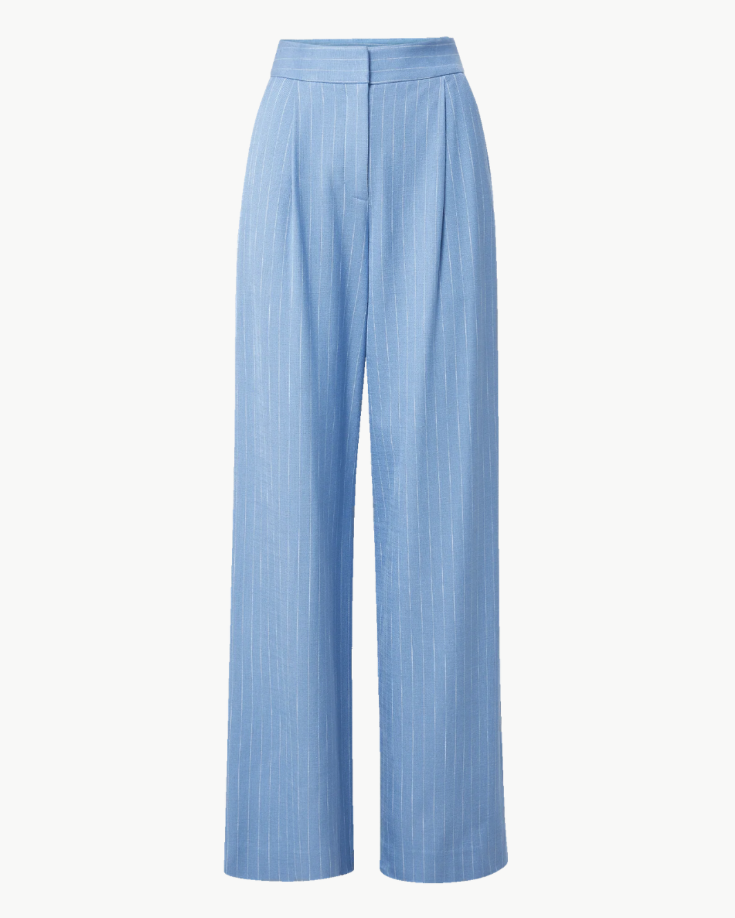 Veronica Beard Heyser Wide-Leg Pant - Blue Jay/Dove