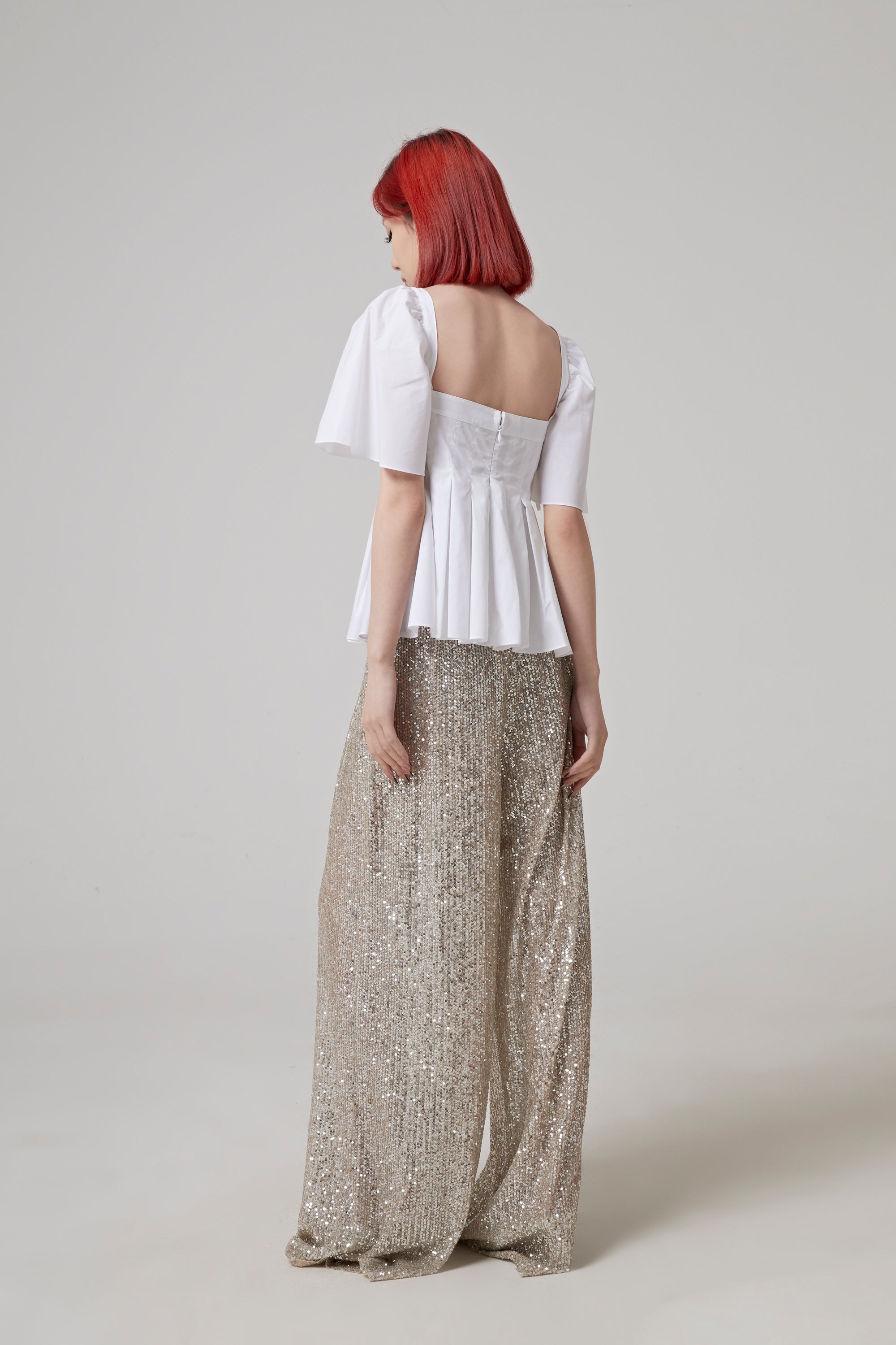 Rochas HIGH WAISTED PANTS