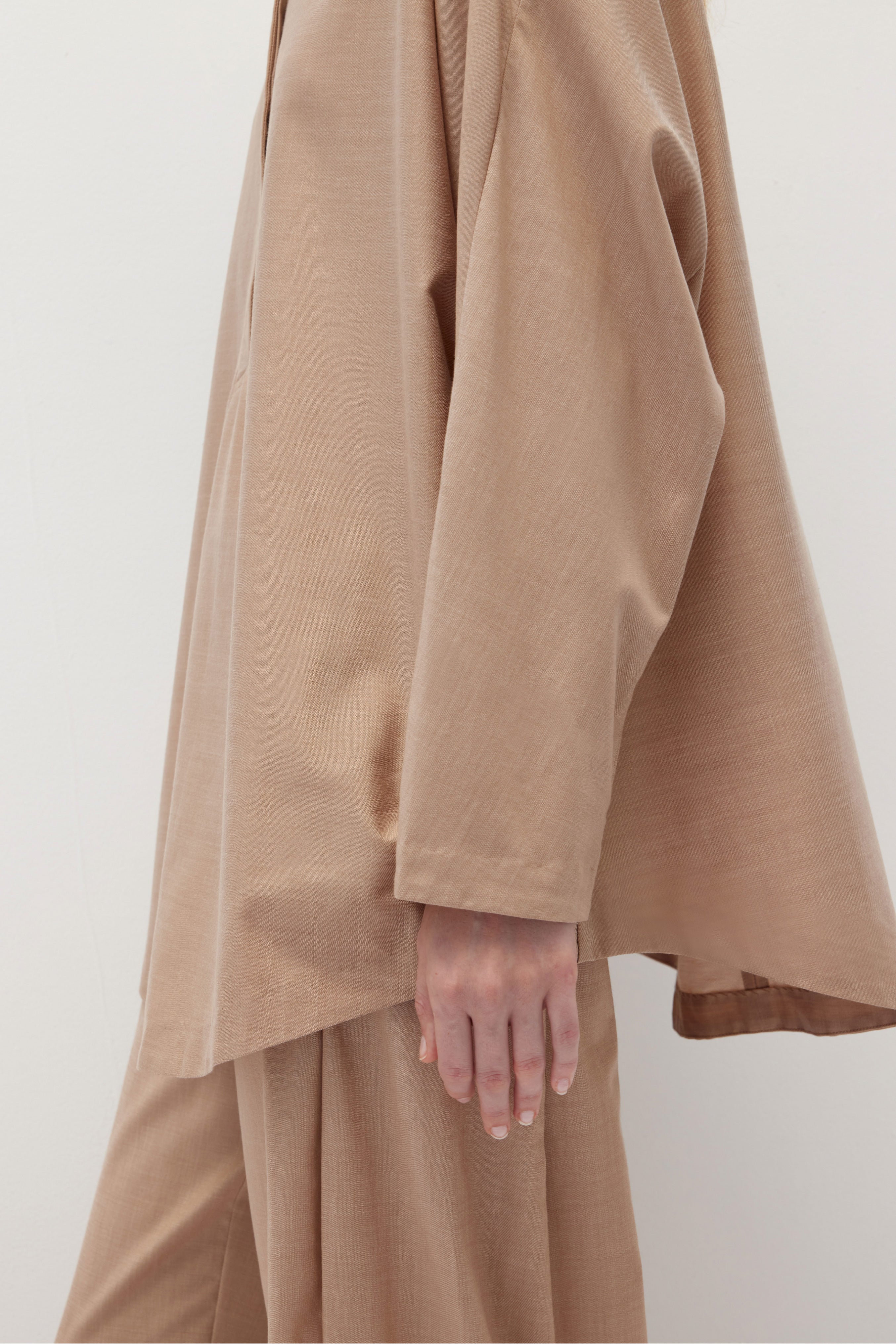 HUNDR. Half-Placket Buttoned Tencel Shirt
