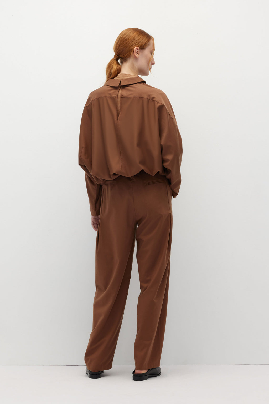HUNDR. Half-Placket Buttoned Tencel Shirt
