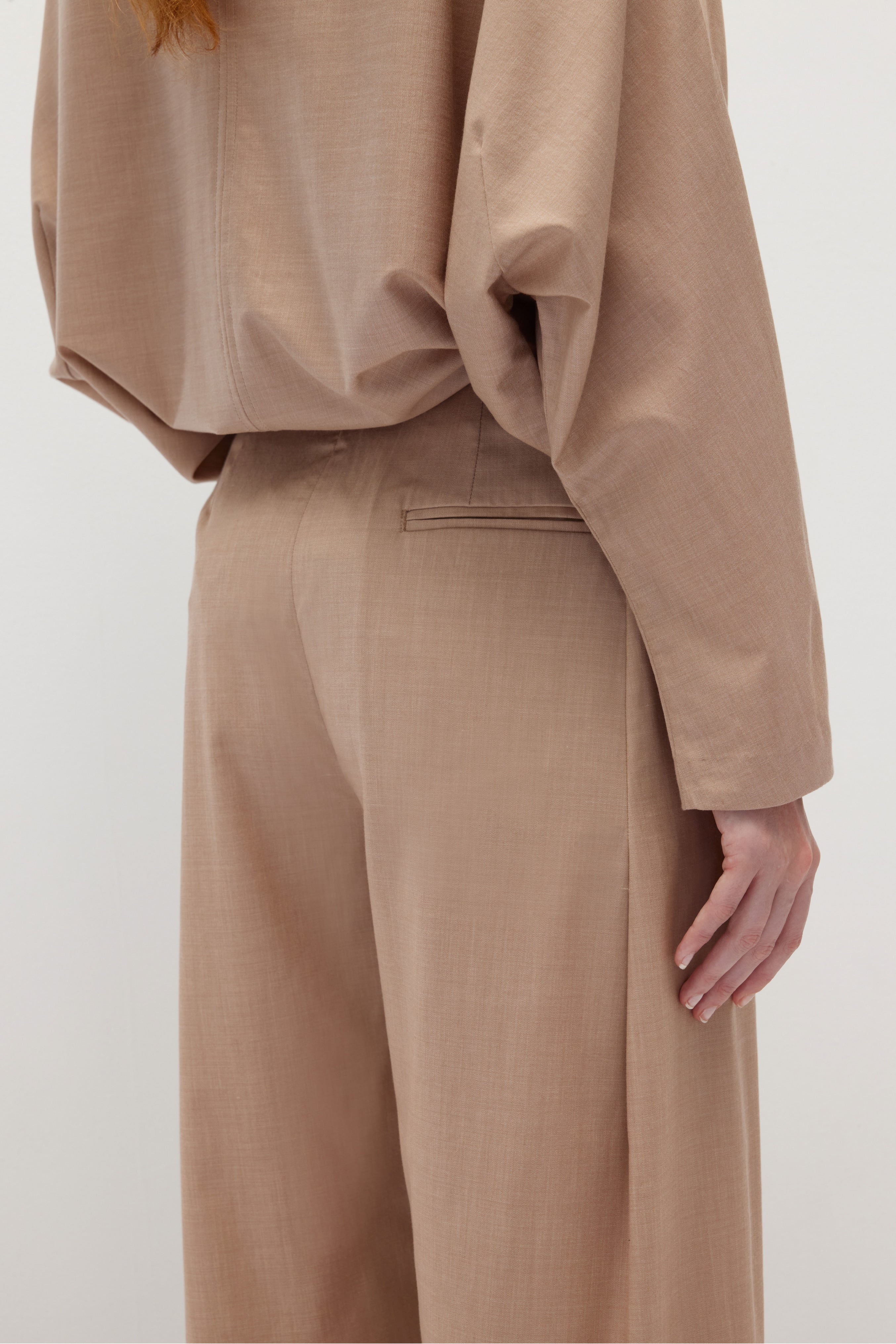 HUNDR. Low-Waist Pleated Slim-Fit Trousers