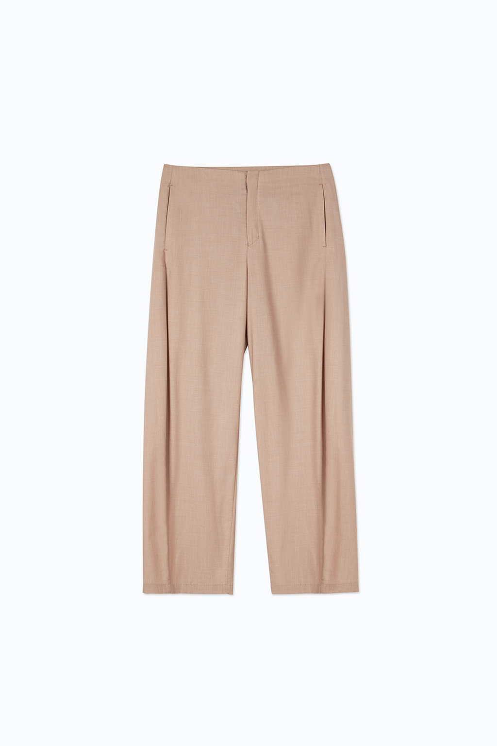 HUNDR. Low-Waist Pleated Slim-Fit Trousers