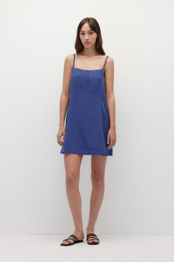 HUNDR. Silky Matte Spaghetti Strap Dress