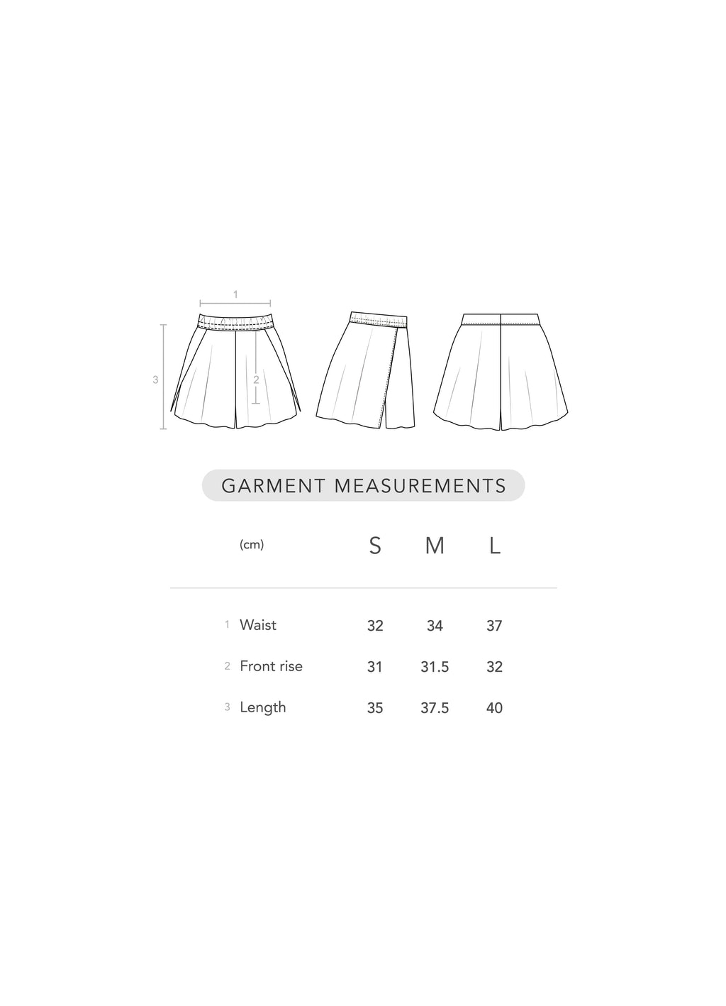 HUNDR. Split Skirt Pants