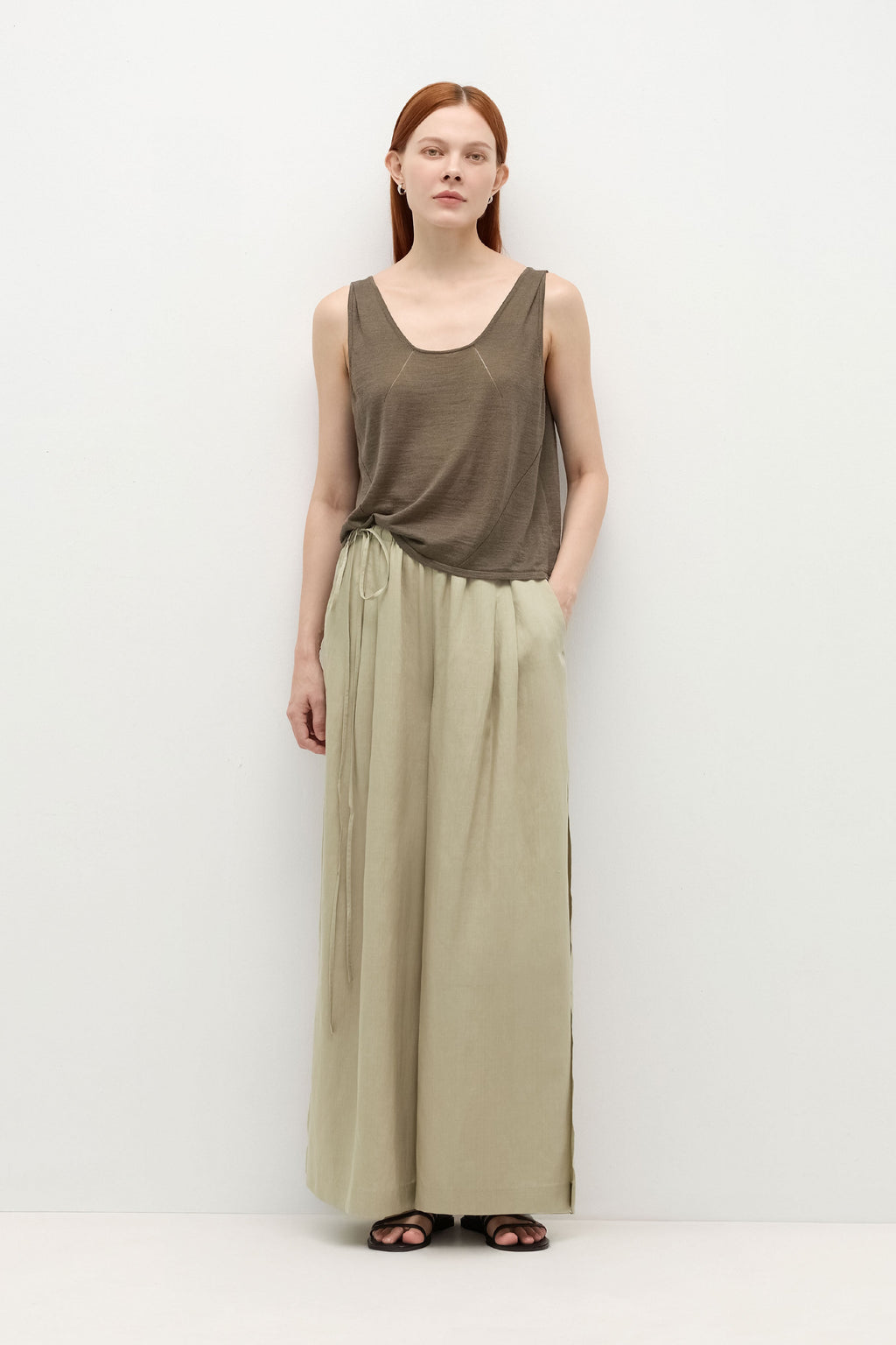 HUNDR. Wide-Leg Pants - As Shown