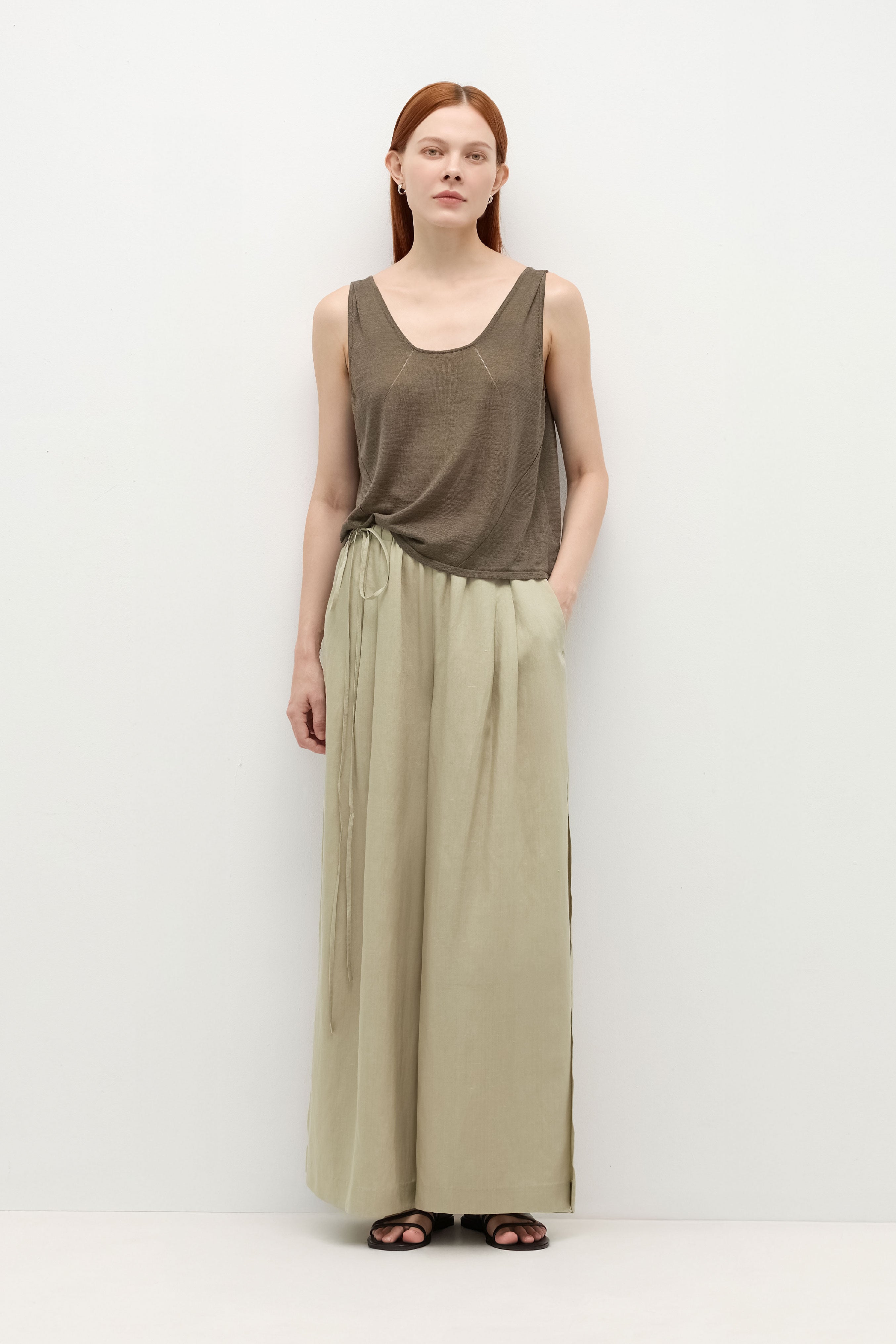 HUNDR. Wide-Leg Pants - As Shown