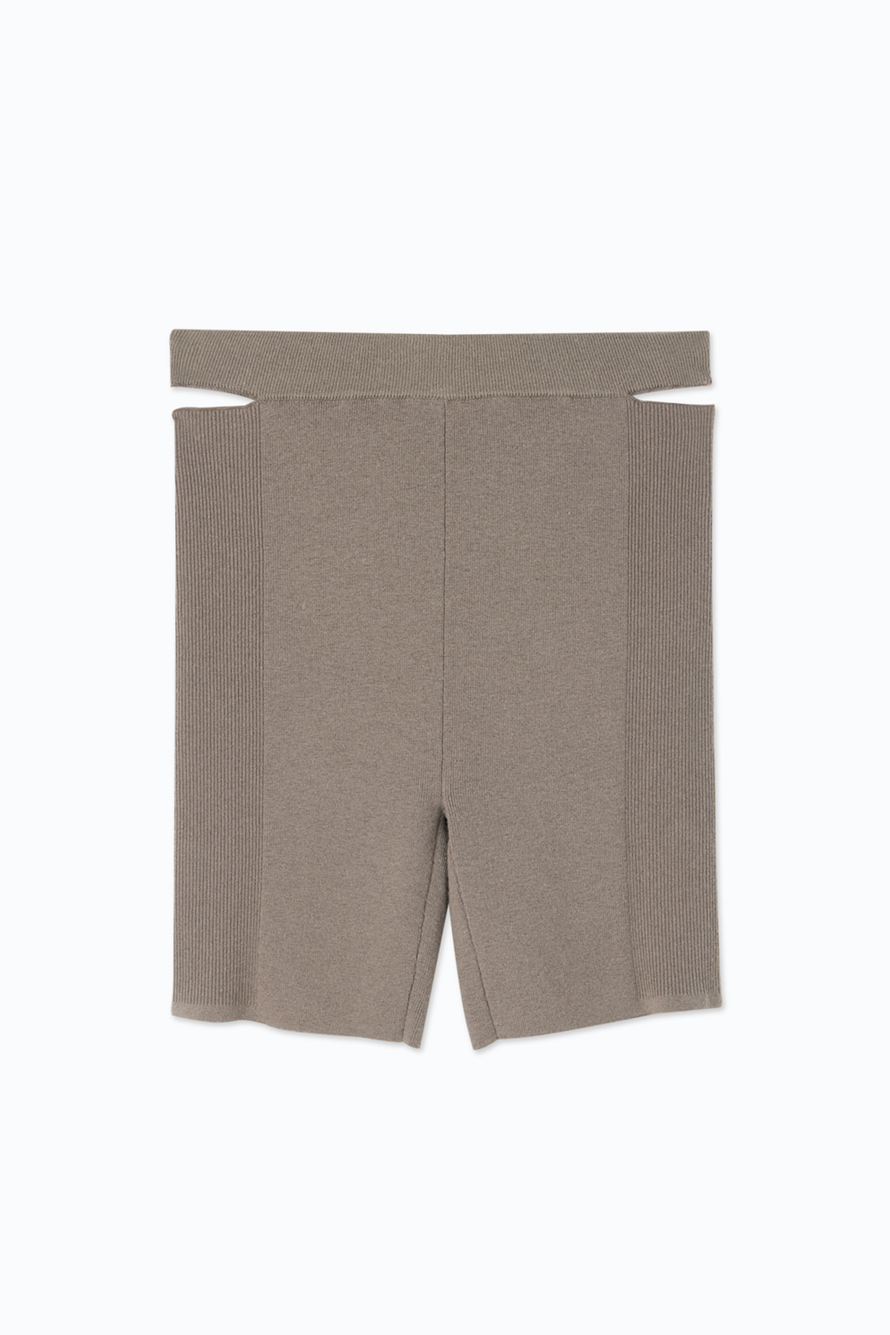 HUNDR. Wool Knit Fitted Pants - Cold Fog Gray