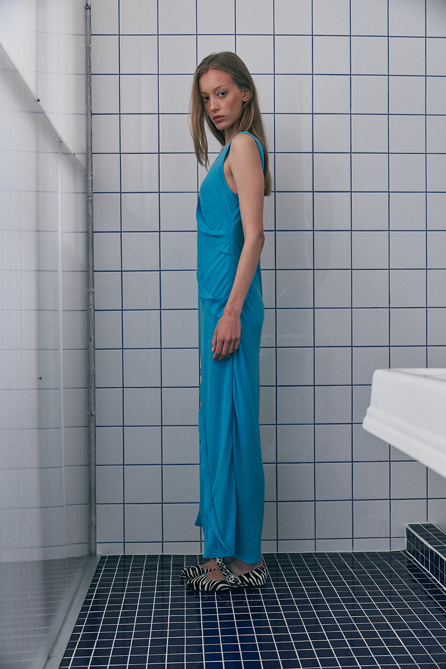 Muse the Label Halo Dress - Turquoise