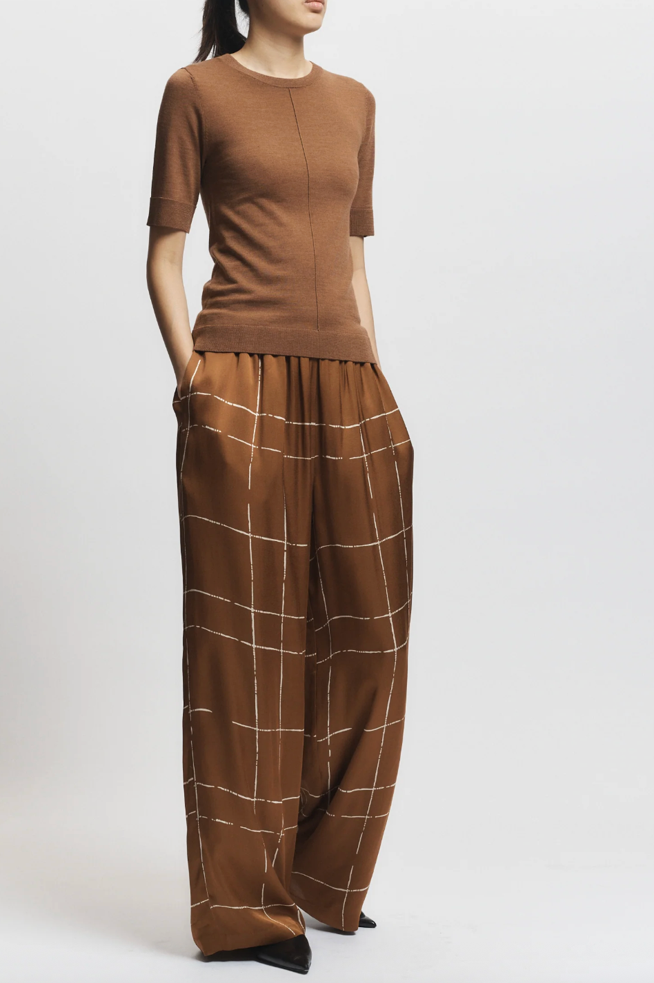 Saint Art Halsey Pull-On Print Pant - Ginger