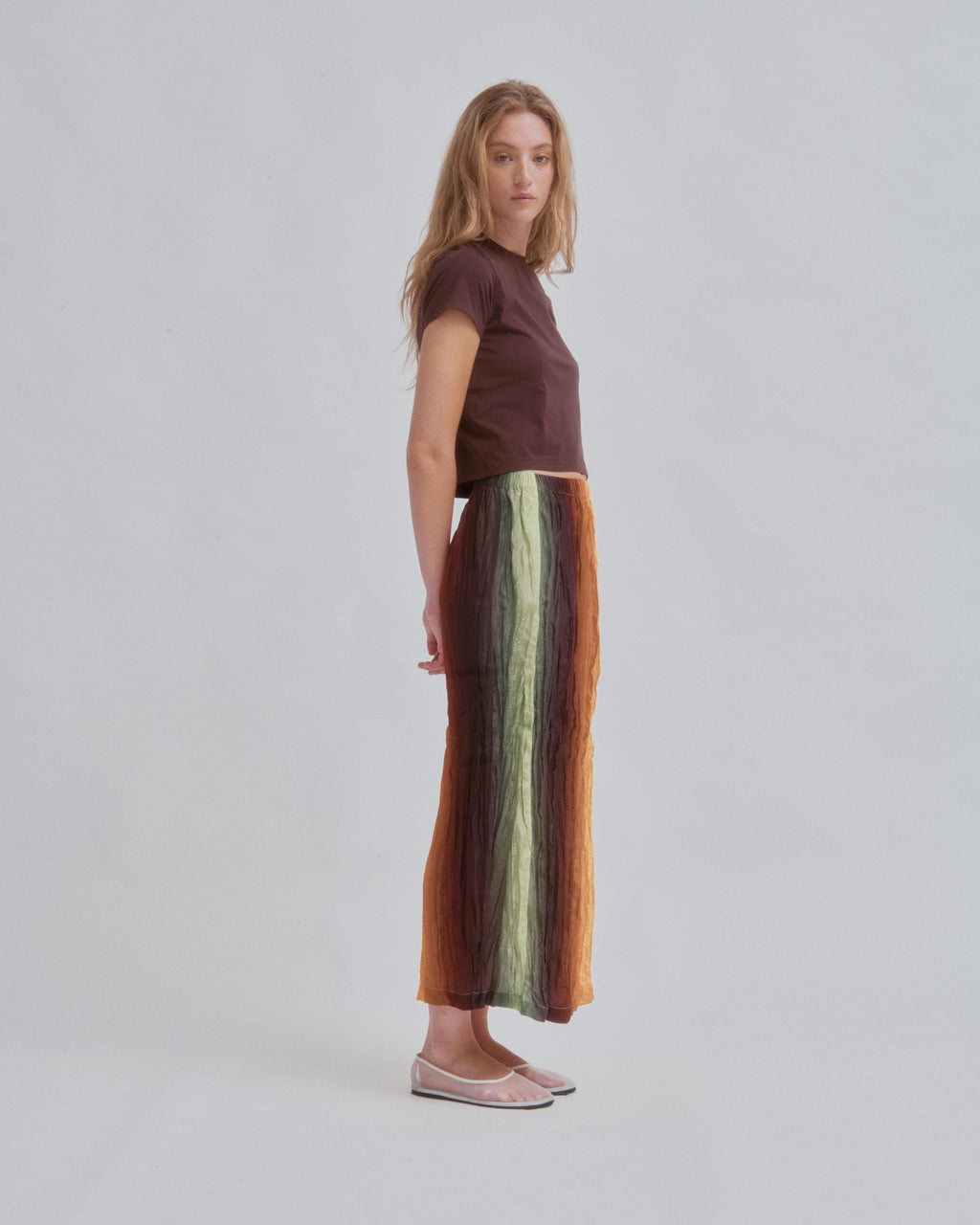 SAYAKA DAVIS NEW YORK Hand Pleated Skirt - Gradient