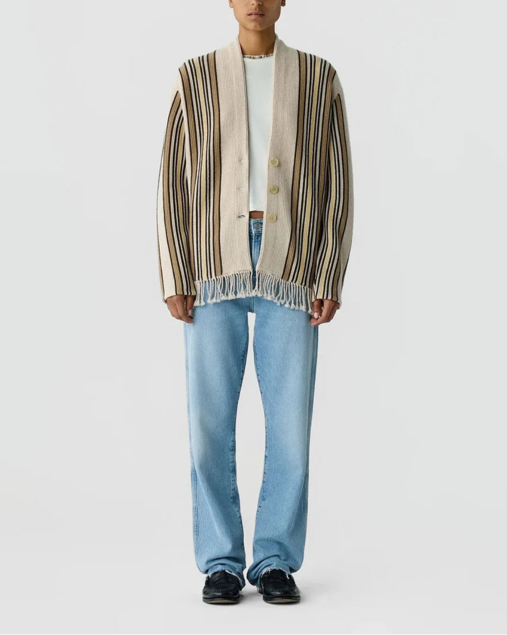 Guest in Residence Handloom Cardigan - Beige