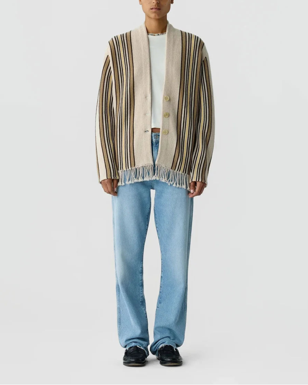 Guest in Residence Handloom Cardigan - Beige