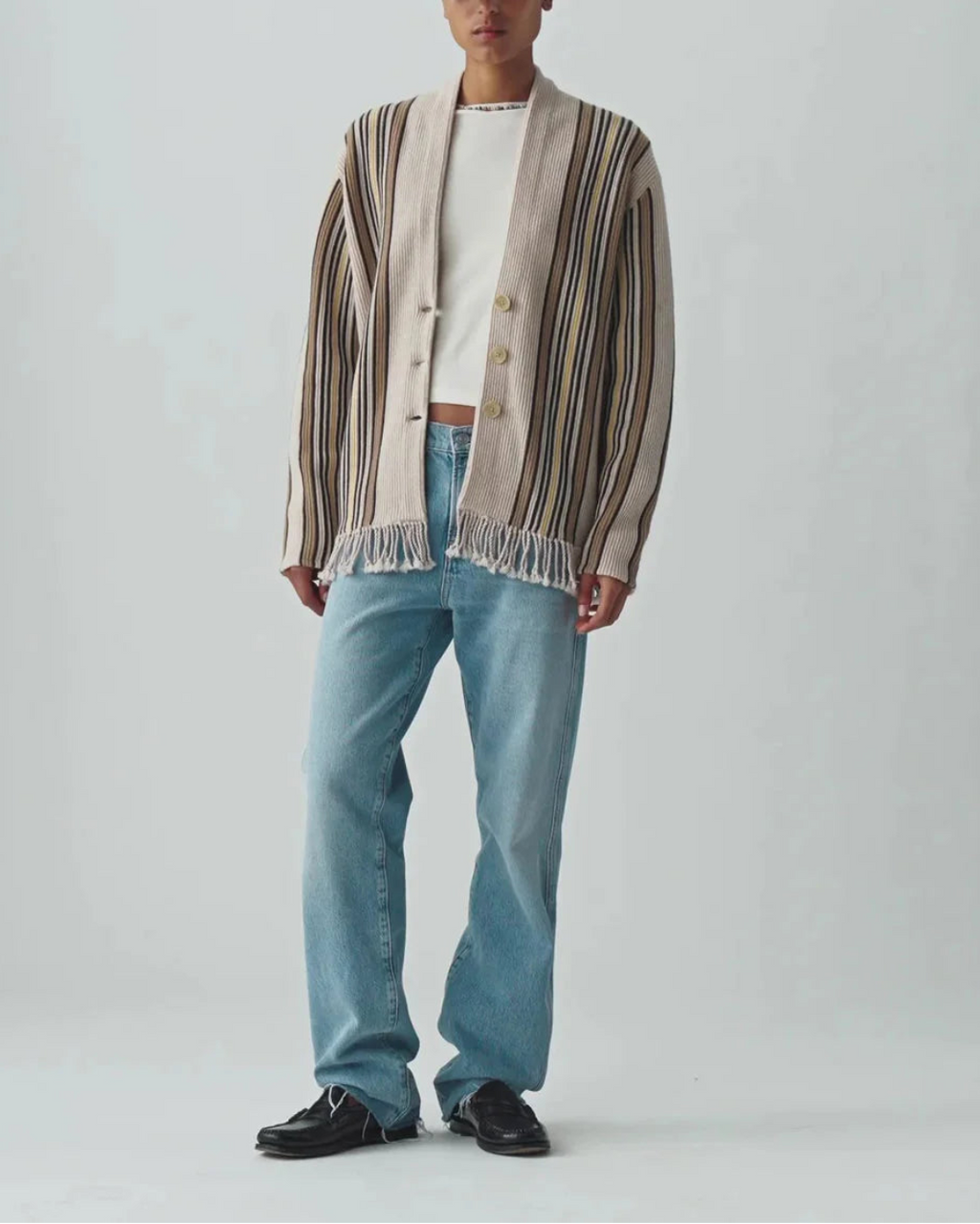 Guest in Residence Handloom Cardigan - Beige