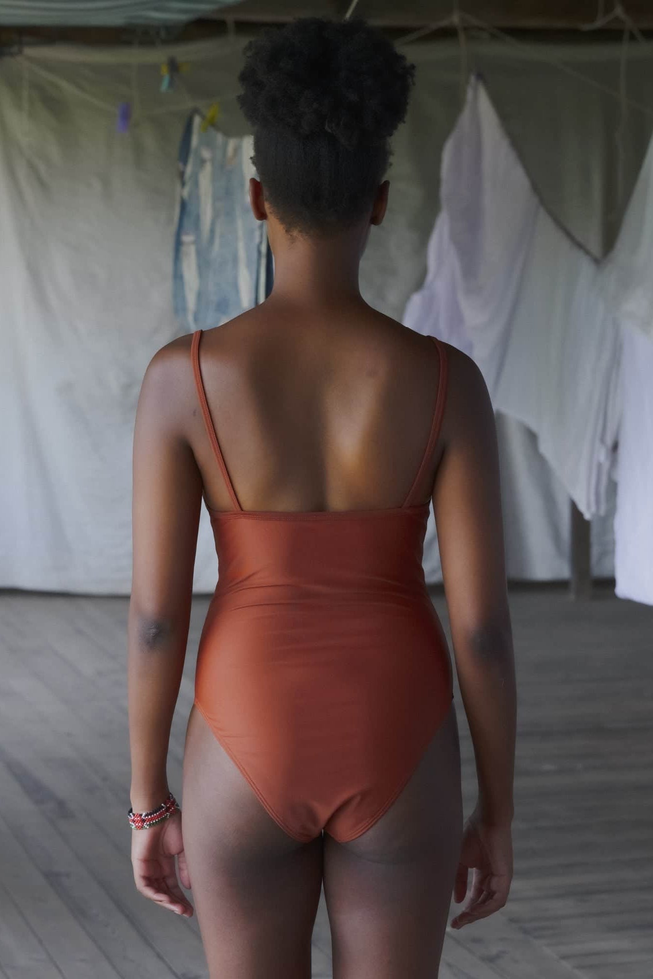 Baserange Heart Swimsuit - Marocco Brown