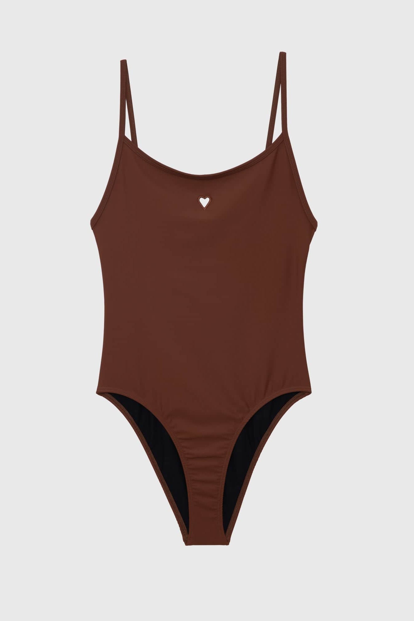 Baserange Heart Swimsuit - Marocco Brown