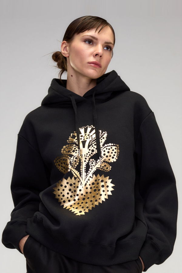 Cynthia Rowley Heart of Gold Sweatshirt - Black