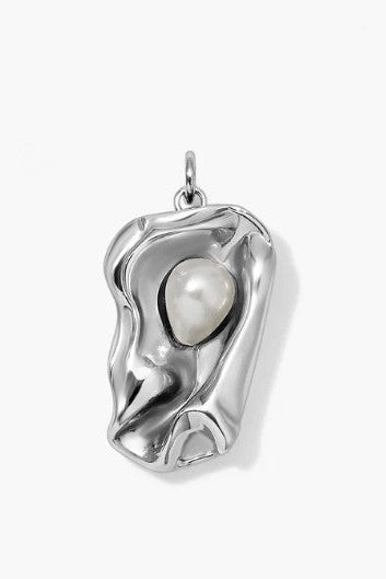 Heaven Mayhem Mother of Pearl Charm Necklace