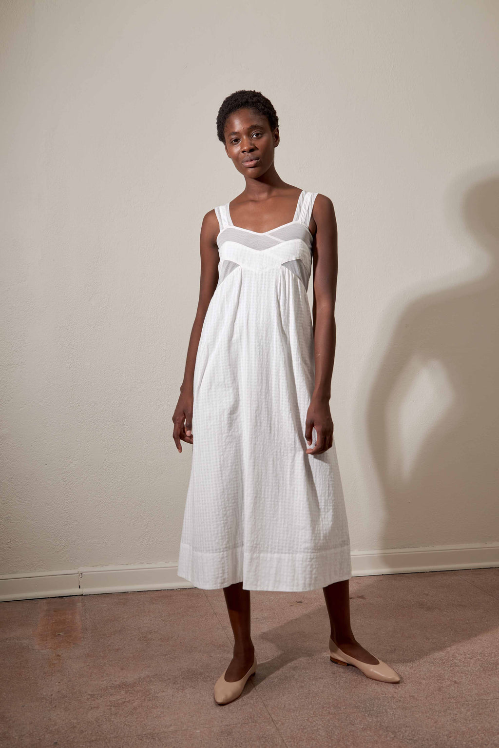Maria Stanley Henretta Dress - Salt Gingham